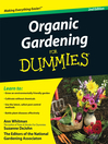 Cover image for Organic Gardening For Dummies&#174;